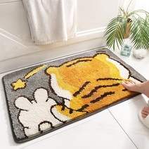 크로스 보더 호랑이 가정용 매트 화장실 욕실, 유성 호랑이
