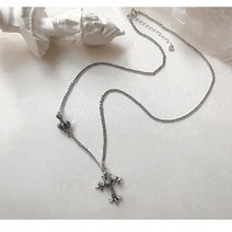 [kelly 925]925실버 목걸이 남녀공용 유화실버목걸이 925silver(한국산)