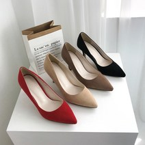 스타일젠 기본 스웨이드 스틸레토힐 7cm