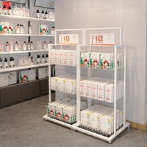 약국진열대 선반 업소용 이동식 화장품 판매대 간식, 상세이페이지 참고, 검정 [바퀴 포함] 45x45x145cm