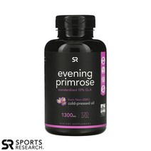 스포츠리서치 감마리놀렌산 달맞이꽃종자유 1300mg 120정, 1개