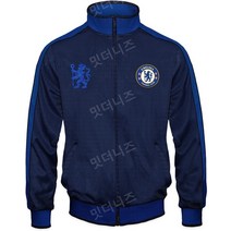 첼시 공식 축구 유니폼 저지 레트로 트랙 탑 재킷 네이비