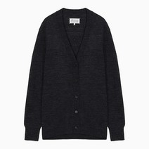 메종마르지엘라 (당일) 22FW 메종 마르지엘라 스티치 브이넥 다크 그레이 여성 울 가디건 S51HA1192 S1802 1855M