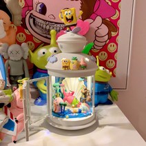 스폰지밥 조명 무드등 LED 수면등 취침등 아이방 감성 인테리어 DIY 램프 생일선물 추천, 스폰지밥 LED 무드등 DIY 감성인테리어 B