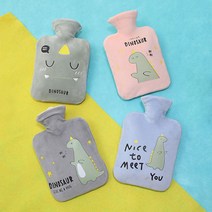 공룡 극세사커버 보온 보냉 물주머니 찜질팩 1000ml, 1000ml 블루, 본상품선택
