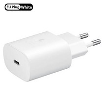 오리지널 삼성 호환 25W Usb C 초고속충전기 Pd 벽 어댑터 S22 A53 Z Fold 자동차gador, 02 Only white EU Plug_01 25W