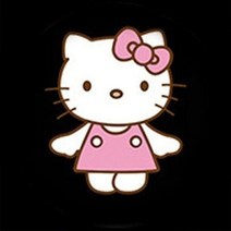차량용 무드등 유니버설 3D 무선 자동차 도어 라이트 레이저 로고 고스트 섀도우 USB 다, hello Kitty+1PCS Door light