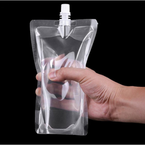 스파우트 파우치 200ml 비닐백 음료 보관 치어팩 M10290, 단품
