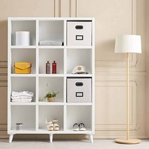 Sunshine 4단수납장 책장 칸막이책꽂이 높은 선반, 아카시아