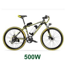 배달 팻바이크 가성비 산악 전기 자전거 Lankeleisi MX3.8 48V 10Ah 400W/500W 21 속도 26 인치 * 1.95 휠, 05 BK Blue 500W, 한개옵션1