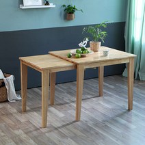 베스트리빙 베라 슬라이딩 확장형 원목 식탁(단품) 4color, 내츄럴