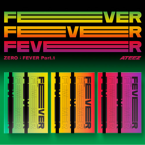 개봉앨범 포토카드 없음 | 에이티즈 (ATEEZ) - ZERO : FEVER Part.1, 딥레드
