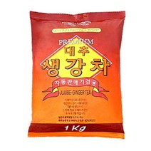 대추생강차 자판기용 1000g 사무실 탕비실 비치용 대호 대용량 전통차, 6개, 1kg