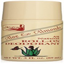 Alvera All Natural Roll-on Deodorant Aloe and Almonds - 3 Oz 3 Fluid Ounce null, 1, 기타