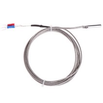 2M K- 타입 열전대 온도 센서 0-600 ℃ 5*30mm 프로브 스테인리스 스틸, 은, 한개옵션1