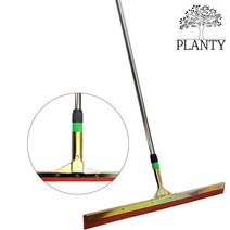 플렌티 생 고무밀대 레드 35cm 45cm 55cm 75cm 원터치 헤드 세트 물 화장실 바닥 스퀴지 청소 물기제거, 1-3생고무밀대레드55cm스텐봉원터치홀더세트