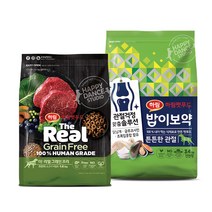 더리얼/밥이보약 강아지 사료 모음, C. 더리얼 그레인프리 크런치, 08. 돼지고기 어덜트 1.6kg