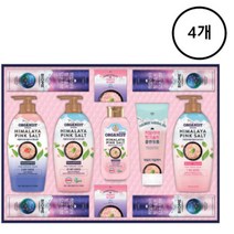 4개 LG 히말라야 핑크솔트 샴푸 바디워시 비누 추석 명절 선물세트, 상세페이지 참조