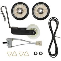 4392065 건조기 수리 키트 341241 드럼 벨트 월풀 메이태그 가전 제품 용 691366 아이들러 풀리 롤러