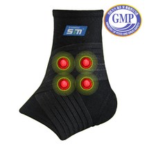 SM 의료용 자석패치( 밴드랩 포함) 발목보호대, 1개