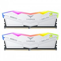 TeamGroup T-Force DDR5-7200 CL34 Delta RGB 화이트 패키지 (32GB(16Gx2))