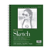 스트라스모아 S4 스케치 스프링 스케치북 23x30cm 100매 (GI457009)
