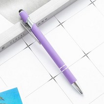 20 개/몫 사용자 지정 매트 볼펜 크리 에이 티브 스타일러스 터치 펜 22 색 쓰기 Ballpen 편지지 Office 학, 18 18