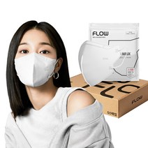 플로우 쉴드 KF94 새부리형 마스크 대형, 스노우화이트, 50매