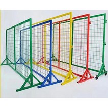 컬러풀 메쉬휀스 가림막 울타리 펜스망 철조망 파티션 과수원 펜스, 싱글도어