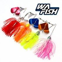 청룡조구 크랙버즈베이트 34oz 와이어 스피너베이트, 02.오렌지 3/4oz_21g