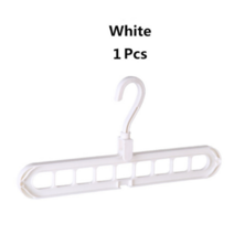 9 홀 행거 회전 미끄럼 방지 접이식 접이식 접이식 가정용 공간 절약 옷 걸이 건조 랙 옷, 하나, 1PC White