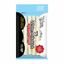 화이트 밀크스틱 6 마른간식 반려견 댕댕이 수제