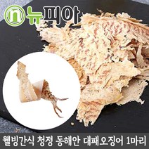 뉴피아몰 동해 짭짤 말린오징어 해풍 건조오징어 영덕 대패오징어 OI, 1마리