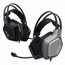 COX SCARLET 가상 7.1 RGB 마이크 진동 헤드셋 블랙