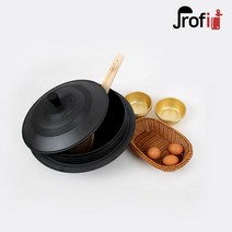 프로핏 미향 인덕션 가마솥 무쇠 통주물솥 찜, 30cm