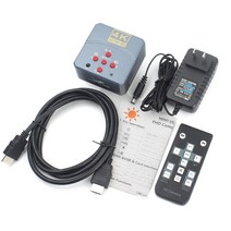 주사전자현미경 비파괴 수질 검사 오염도측정기 산업용 디지털 비디오 카메라 4K 60FPS 울트라 HD 1080P HDMI USB 호환 인치 소니 센서 130X C 마운트, 3.C only Camera