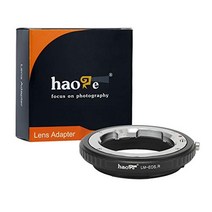 Haoge 수동 렌즈 마운트 어댑터 Leica M LM Zeiss ZM Voigtlander VM 렌즈 Canon EOS R 등 Canon RF 마운트 R5 R6 미러리스 카메라