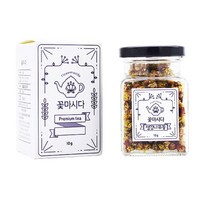 꽃마시다 고급 수제 생강나무꽃 차 15g 국내산 100% 생강나무 덖음 꽃차 따뜻한 차, 쇼핑백