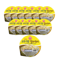 오뚜기 맛있는 오뚜기밥 발아현미 210g 12개, 단품, 단품