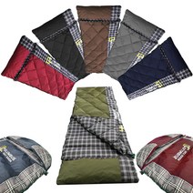 콜럼버스 패더다운 동계 침낭 백패킹 캠핑 다운 침낭, 일자형_브라운