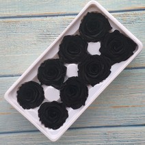 프리저브드 플라워장미 재료 플로에버 오스틴 카네이션 꽃자재 1박스, 블랙(플로에버)