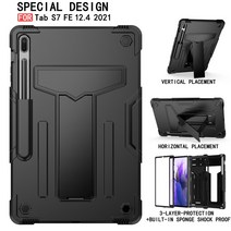 삼성갤럭시탭 S8 케이스 S7 S6 lite 울트라 범퍼 두꺼운 삼성 갤럭시 탭 fe 용 갤럭시 탭 플러스 5g 플러스 12 4용 하이브리드 러기드 내구성 태블릿 pc 스킨 쉘, a10, s7 fe 5g 12.4 t730