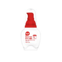 비앤비 베이비 치약 액상 80g 사과향 플러스/리뉴얼 무불소 유아 아기 삼켜도 되는 치약