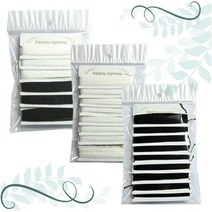 토이앤스티치/대보빈실 흰색 검정 혼합 1봉-12개 자수실 십자수실 프랑스자수-당일발송, 대보빈실-흰색-1봉 12개