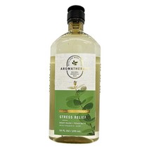 배스앤바디웍스 아로마테라피 스트레스 릴리프 유칼립투스 스페어민트 바디워시 & 폼 배스 10 Fl Oz, 단일상품_10 Fl Oz (Pack of 1)