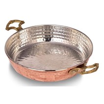 가성비 구리팬 Hakan 가성비 통 구리팬 셰프용 구리 프라이팬 후라이팬, 10.6 in(27cm)