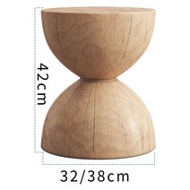 통나무협탁 통나무테이블 우드 통나무 나무 원목 장식장 협탁 테이블 디스플레이테이블 스툴, 유형 B 로그 색상 직경   38