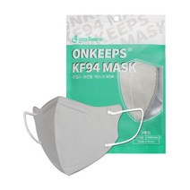 KF94마스크 온킵스마스크 새부리형 그레이 5매x10 대형, 단품, 색상:그레이(5매x10)