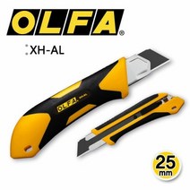OLFA 올파 XH-AL 특대형커터25mm-캇타-나이프 (컷터칼/사무용칼/학생칼/박스포장/박스정리/커터칼/수작업공구/공구/건강/생활 추천)