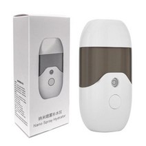 연무기 분사기 USB 충전 가습기 디퓨저 50ml 나노 페이스 스프레이 미스트 페이셜 바디 분무기 스티머 모이스처라이징 스킨 케어, [01] White